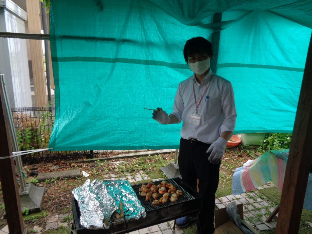 雨天決行！BBQ！