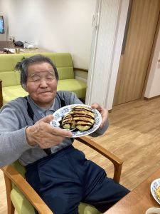 お好み焼き作り