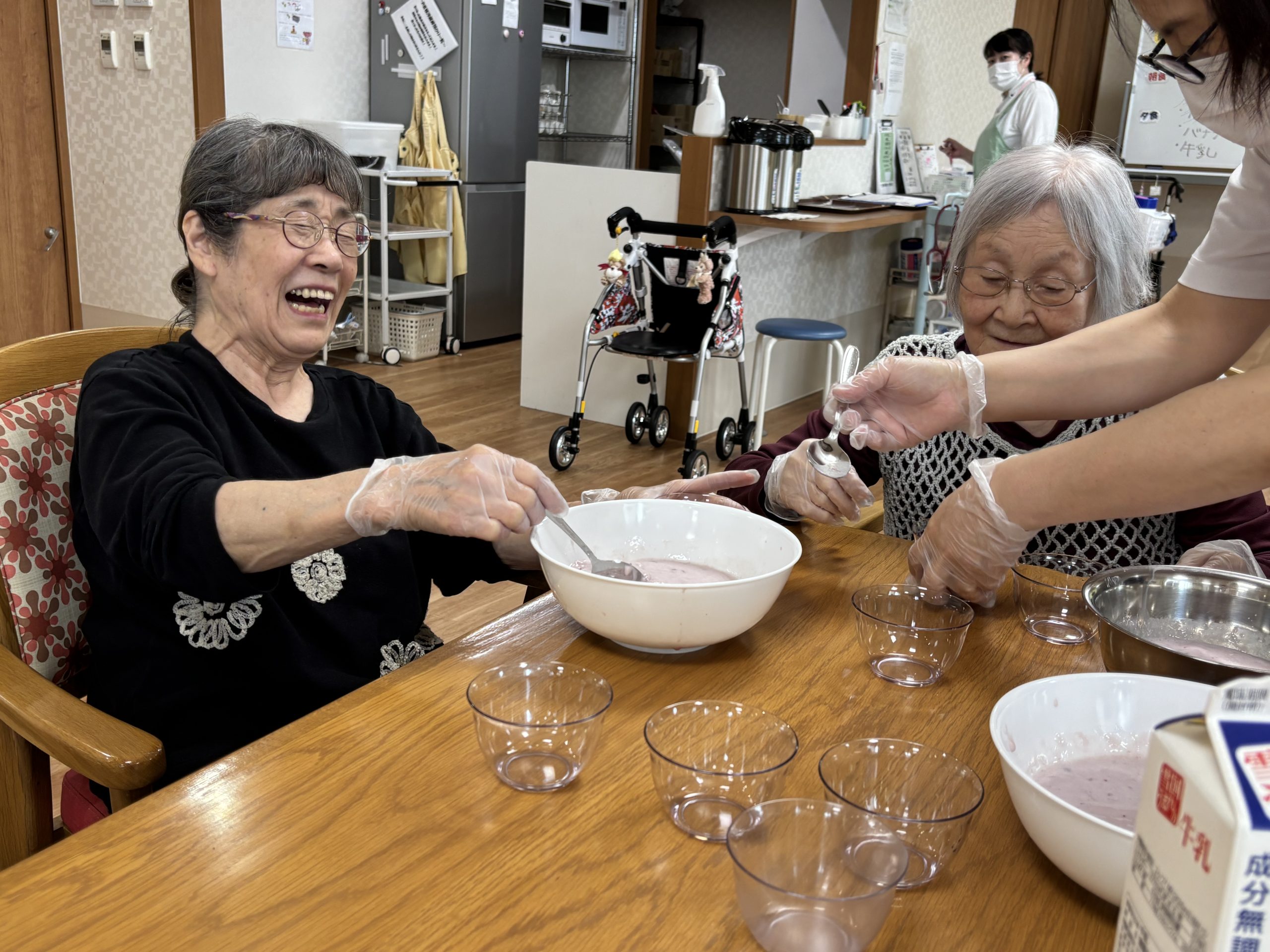 (介護付)フルーチェを作ろう！