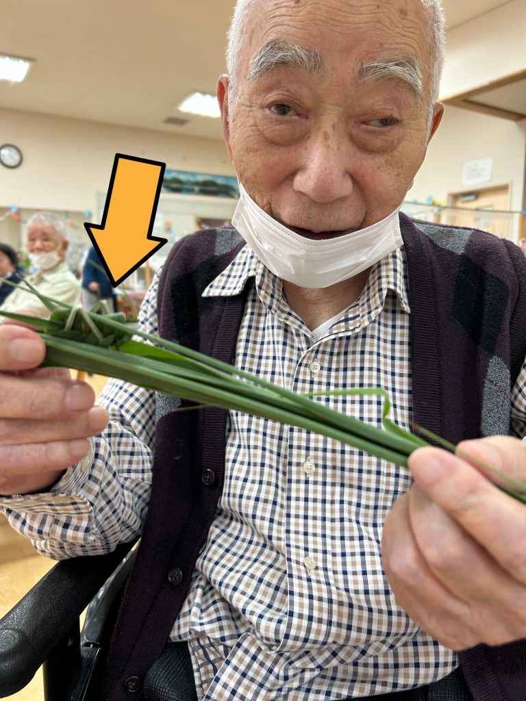 プレゼントのバッタ
