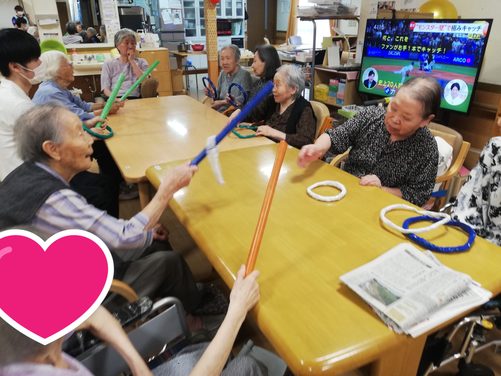 ペアで協力❕輪投げ大会🎯