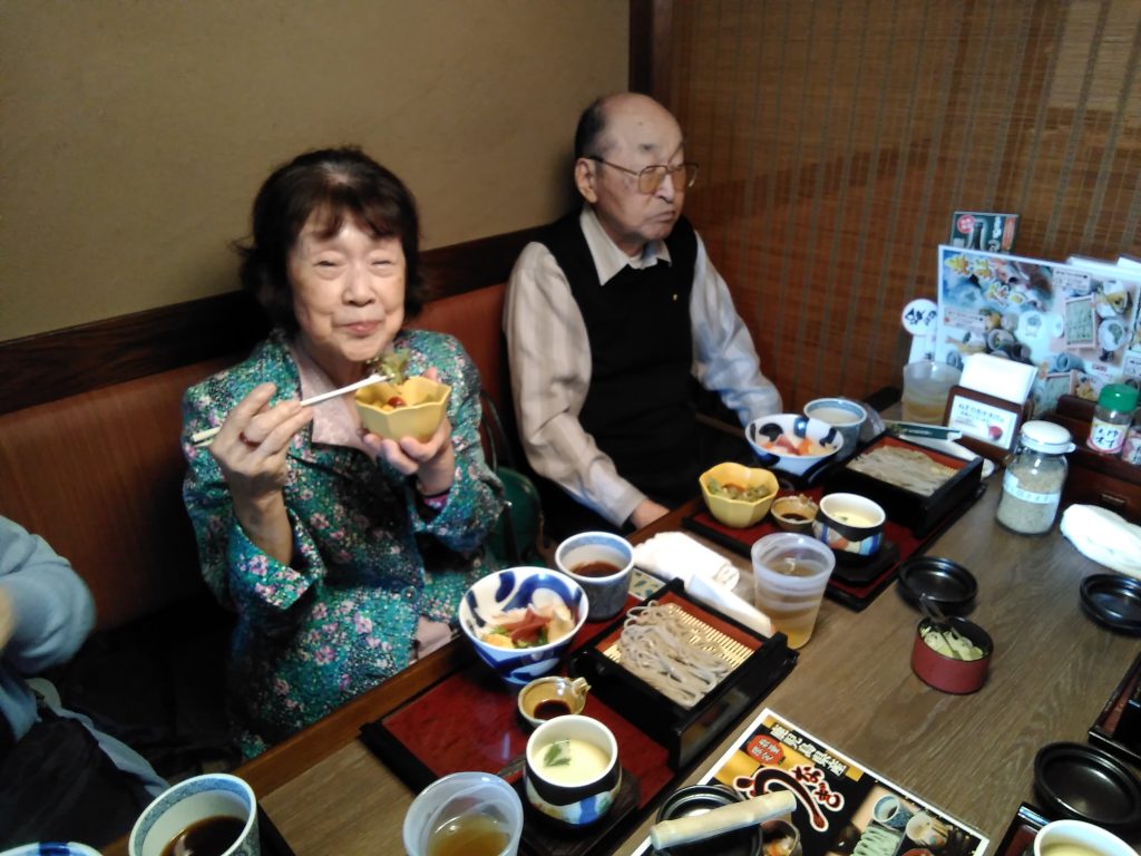 (小多機)外食でへぎそば✨