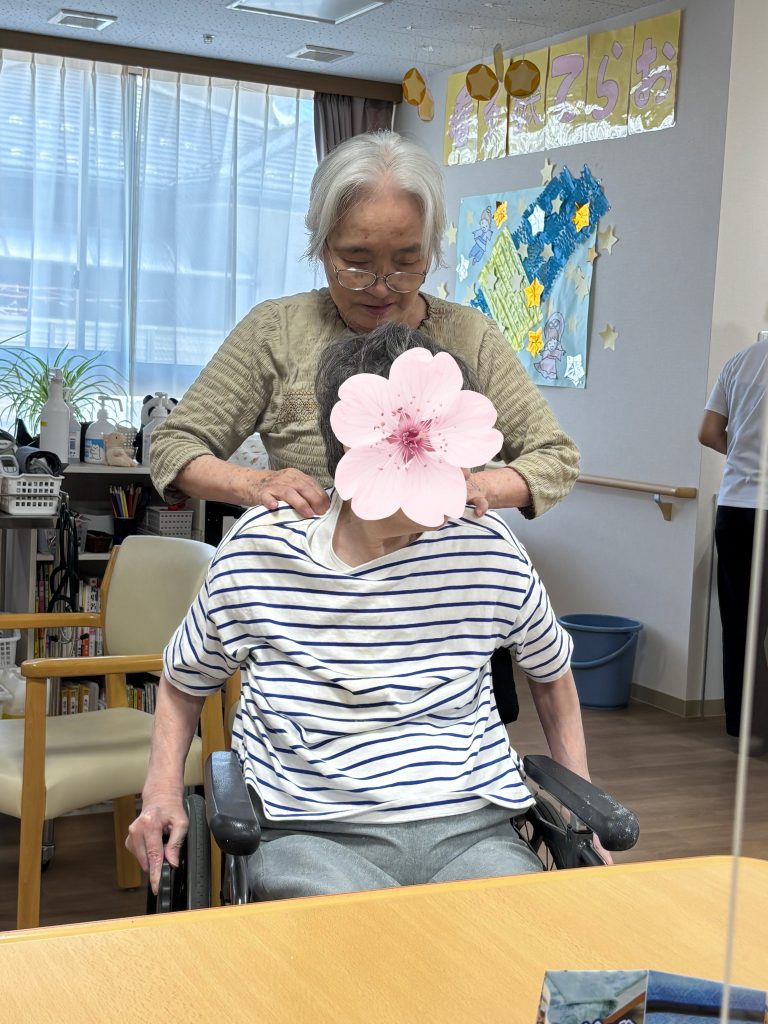もみ心地はいかがでしょうか~? 看多機てらお