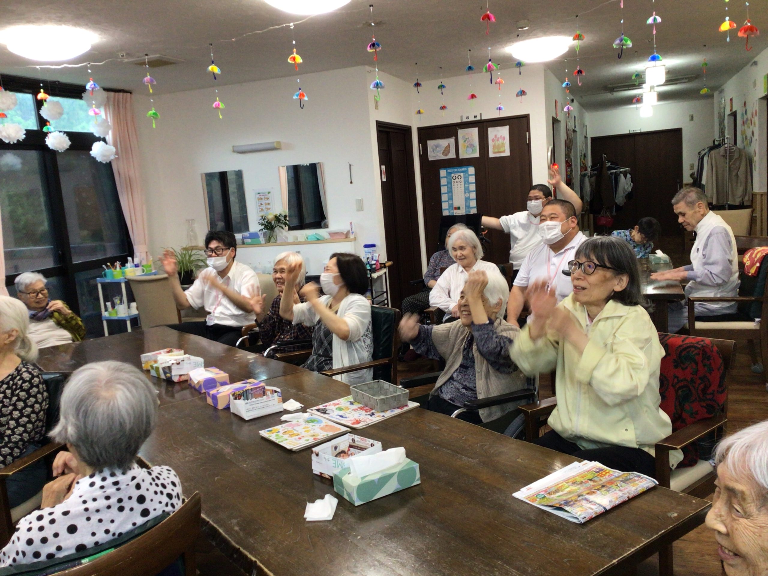 皆さんにっこり☺️