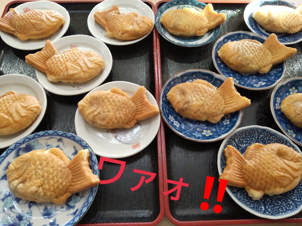 パクパク❗️たい焼き😋