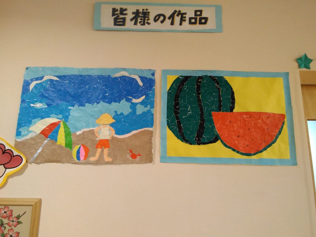 夏の絵❗