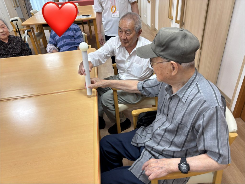 落とさないように慎重に😟