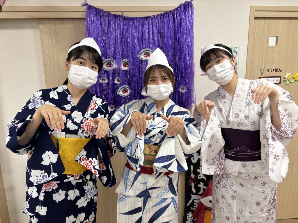 夏といえば浴衣！✨🌞看多機てらお