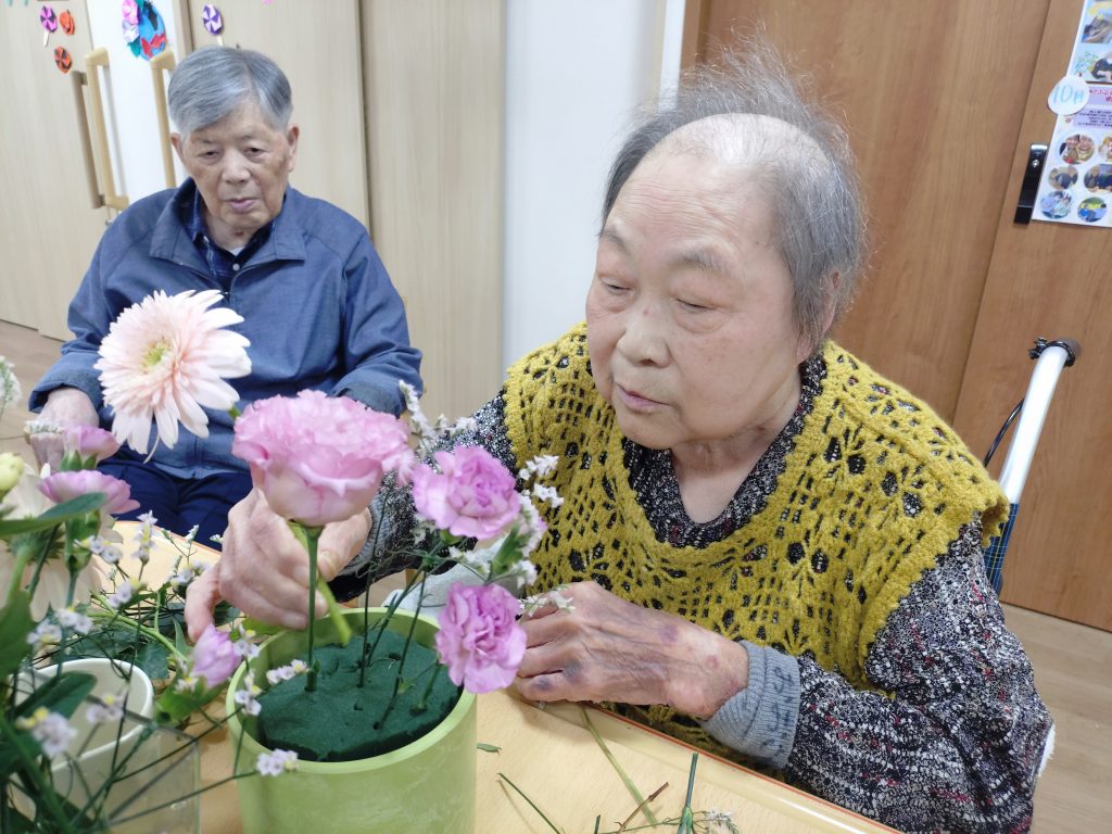 綺麗なお花がやってきました 看多機てらお