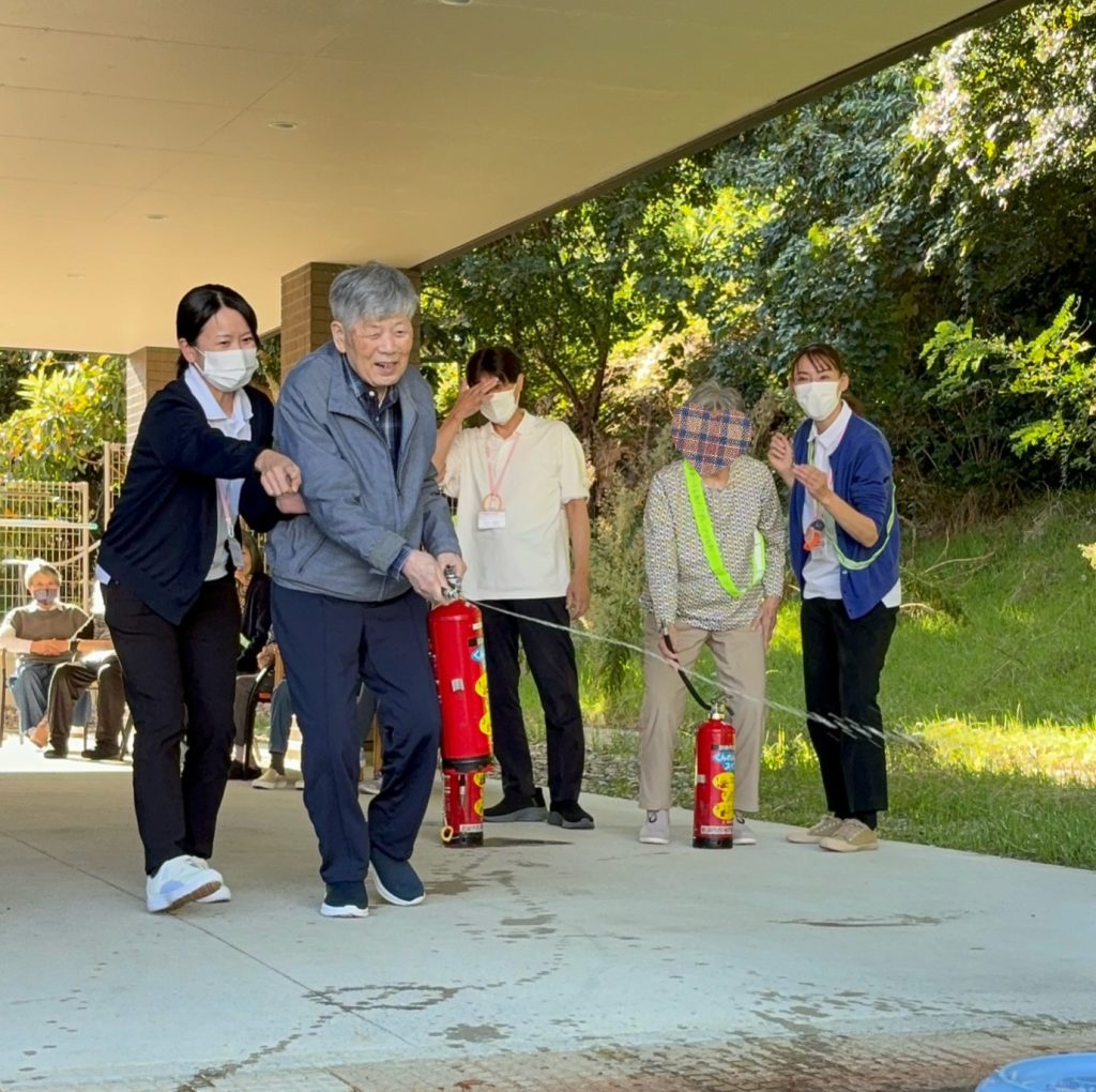 避難訓練　看多機てらお