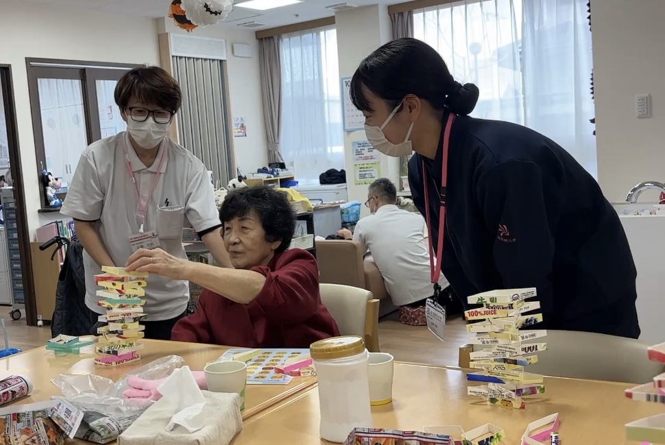 どのくらいまで積めるかな😄　看多機てらお　