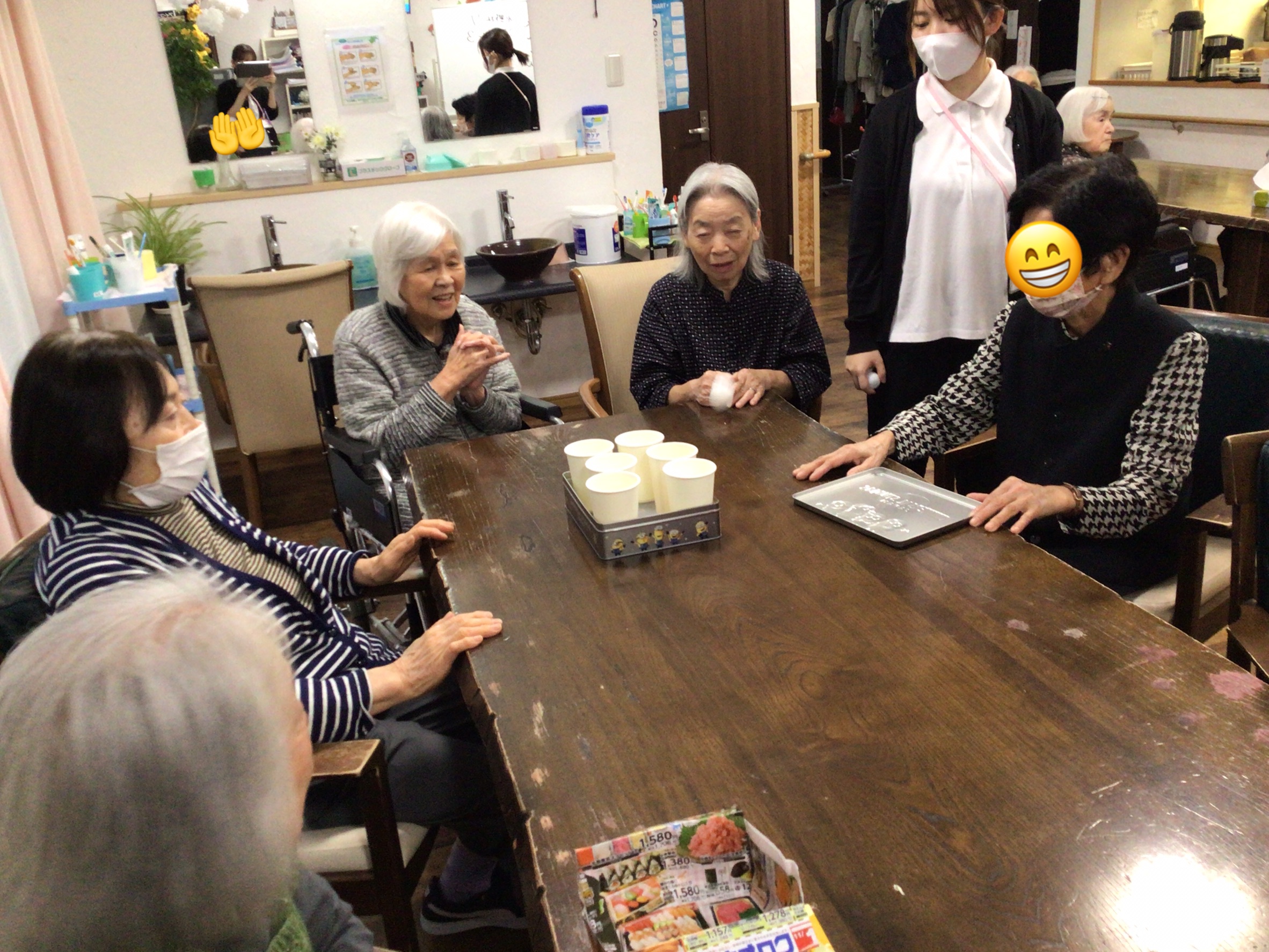 紙コップピンポン球入れ🏓