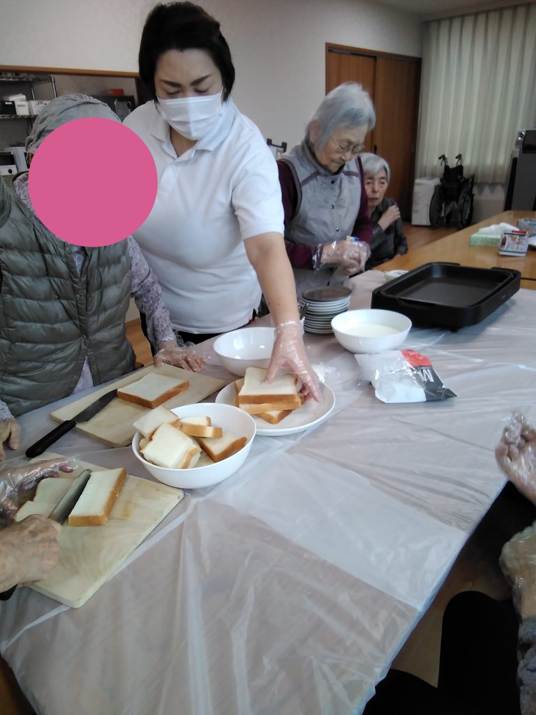(介護付)フレンチトースト🍞