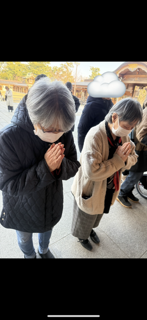 護国神社へ参拝⛩　看多機てらお