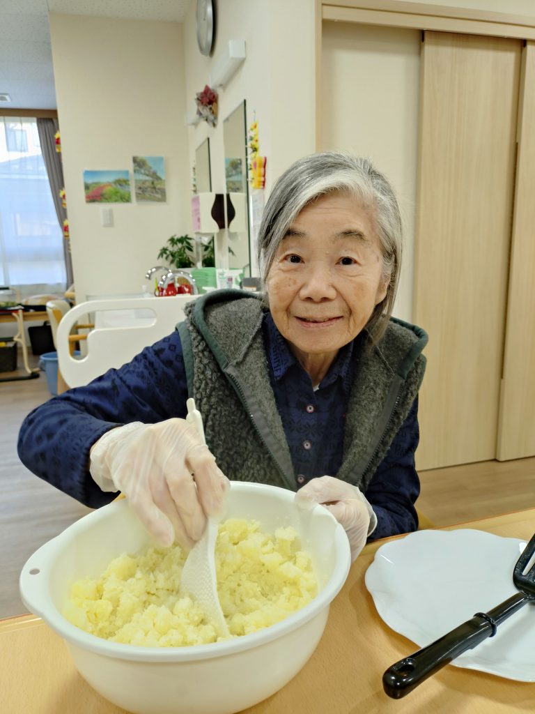 美味しいおやつを作りましょう！　看多機てらお