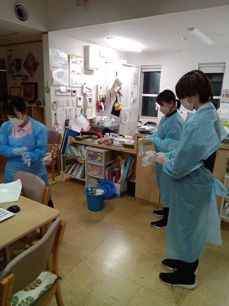 事業所会議にて…