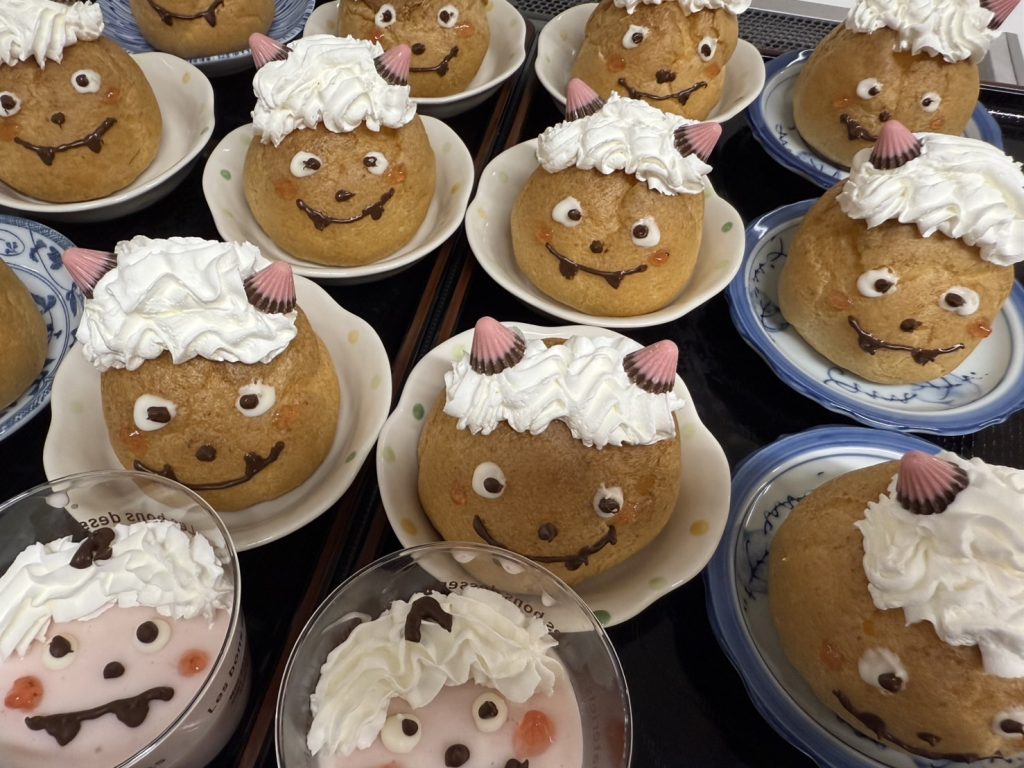 節分限定✨✨鬼シュークリーム♡看多機てらお